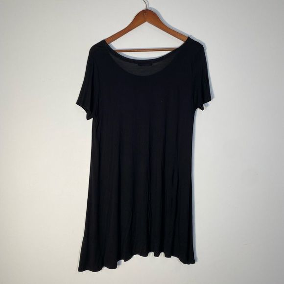 Aritzia Talula Black Short Sleeve Dress Sz M - Picture 7 of 7